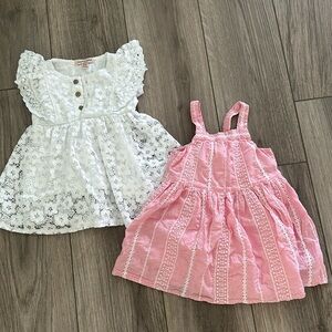 Toddler girl blouses 🤍🩷